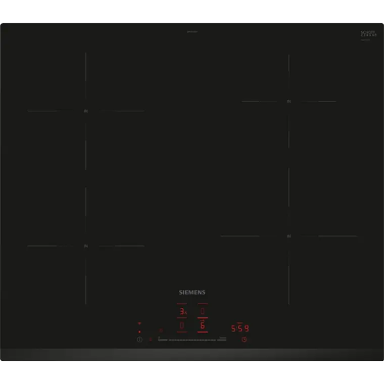 SIEMENS iQ100, Encimera de inducción, 60 cm, sin perfiles 1
