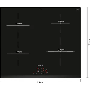 SIEMENS iQ100, Encimera de inducción, 60 cm, sin perfiles