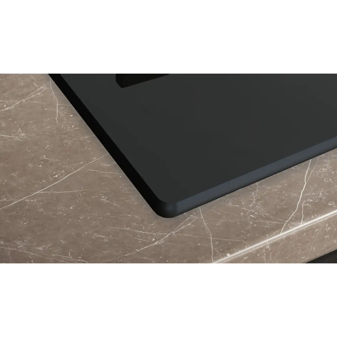 SIEMENS iQ500, Encimera a gas, 75 cm, negro, vidrio templado 5