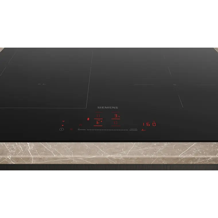 SIEMENS iQ500, Encimera de inducción, 60 cm, acabado negro mate, sin perfiles 3