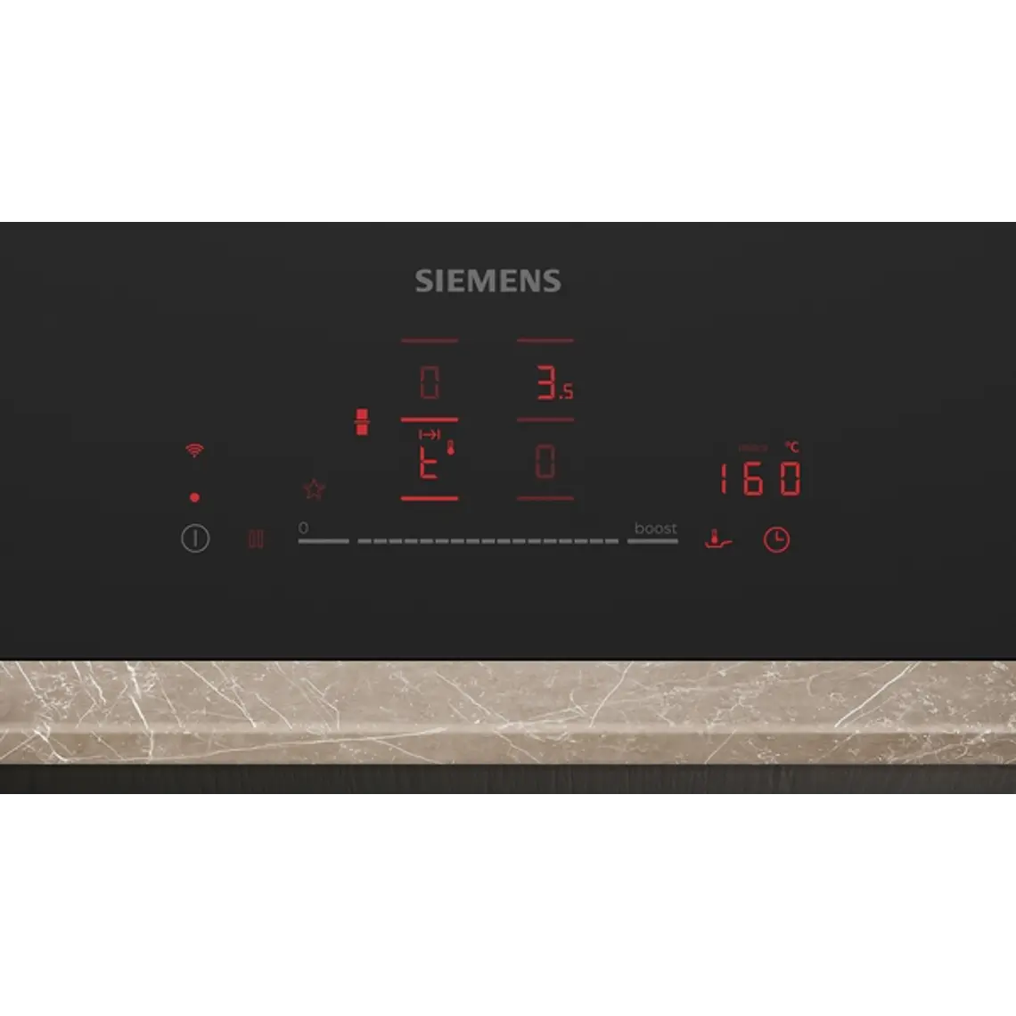 SIEMENS iQ700, Encimera de inducción, 80 cm, acabado negro mate, sin perfiles 3