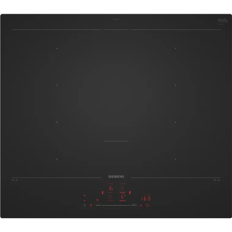 SIEMENS iQ700, Encimera de inducción, 60 cm, acabado negro mate, sin perfiles 1