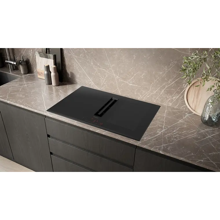SIEMENS iQ700, Encimera de inducción con extractor integrado, 80 cm, sin perfiles 4