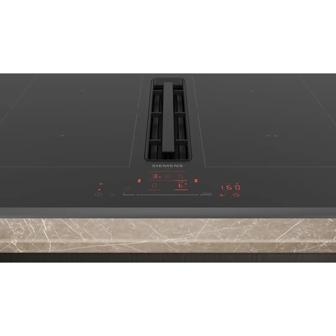 SIEMENS iQ500, Encimera de inducción con extractor integrado, 70 cm, sin perfiles 3