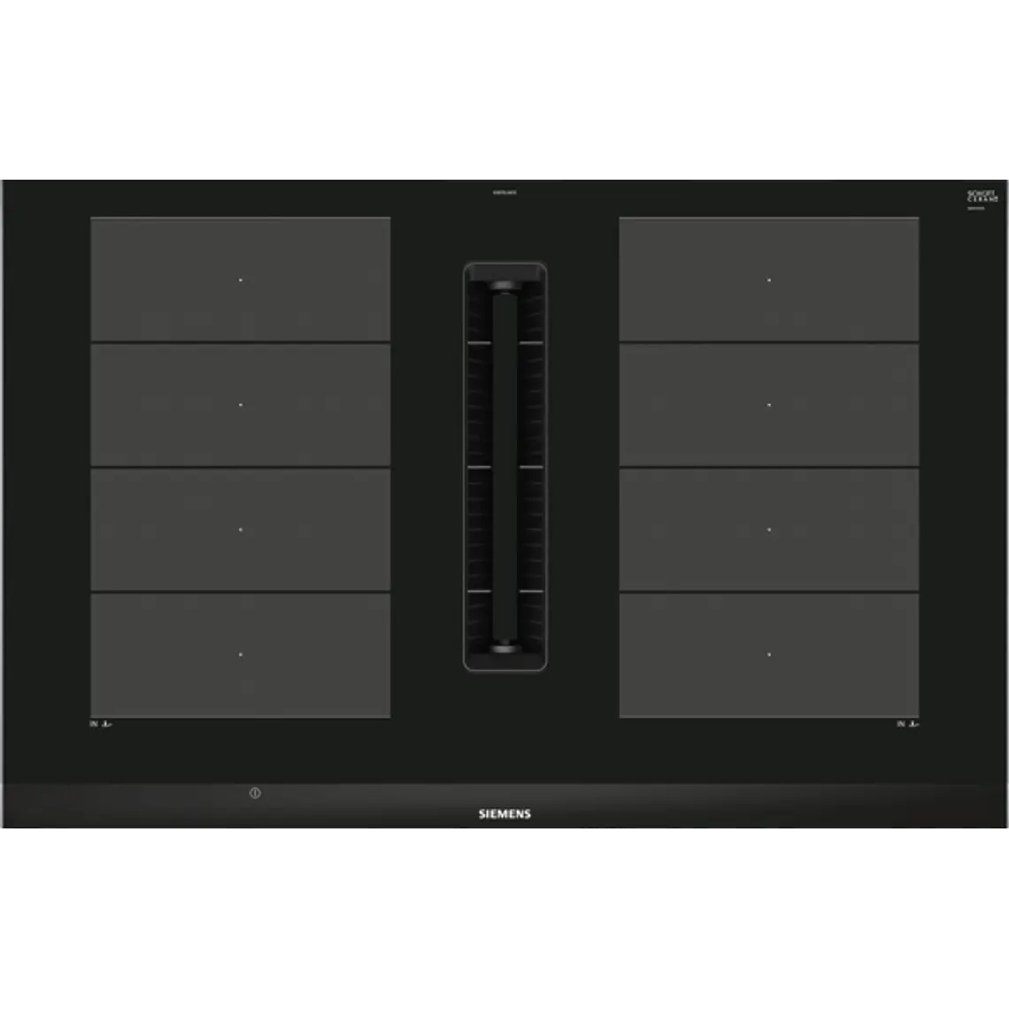 SIEMENS iQ700, Encimera de inducción con extractor integrado, 80 cm, con perfiles 2