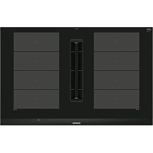 SIEMENS iQ500, Encimera de inducción con extractor integrado, 80 cm, sin perfiles