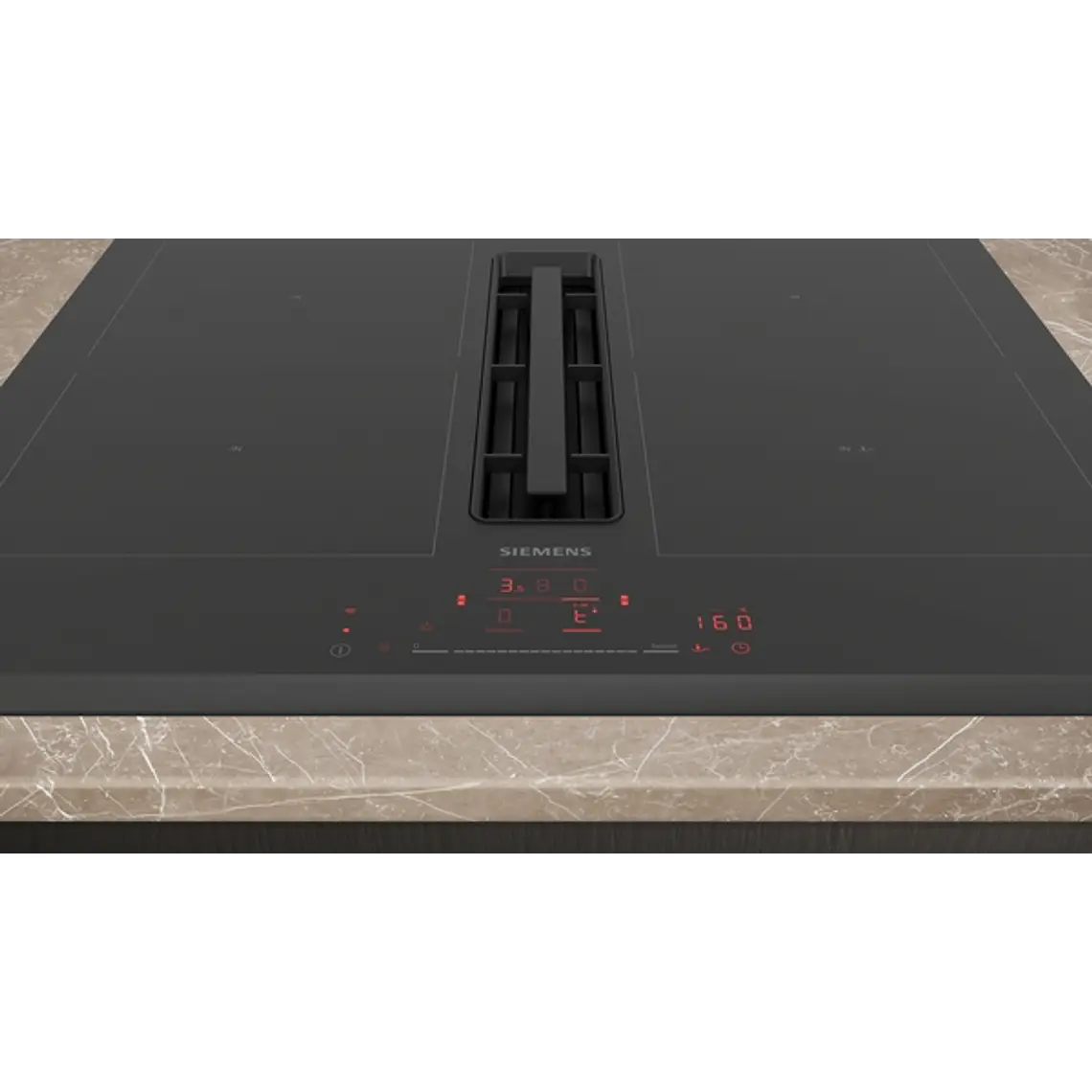 SIEMENS iQ500, Encimera de inducción con extractor integrado, 60 cm, sin perfiles 3
