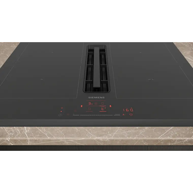 SIEMENS iQ500, Encimera de inducción con extractor integrado, 60 cm, sin perfiles 3