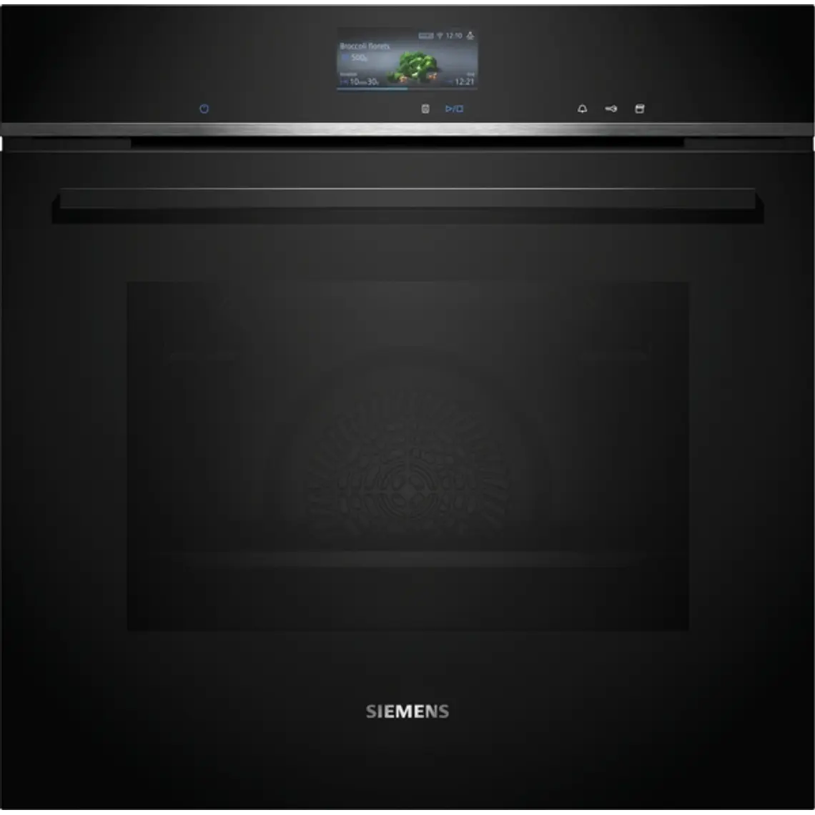 SIEMENS iQ700, Horno con vapor, 60 x 60 cm, Negro 1