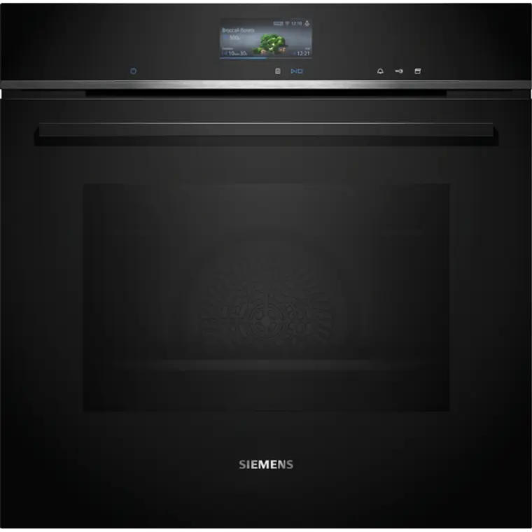 SIEMENS iQ700, Horno con vapor, 60 x 60 cm, Negro 1
