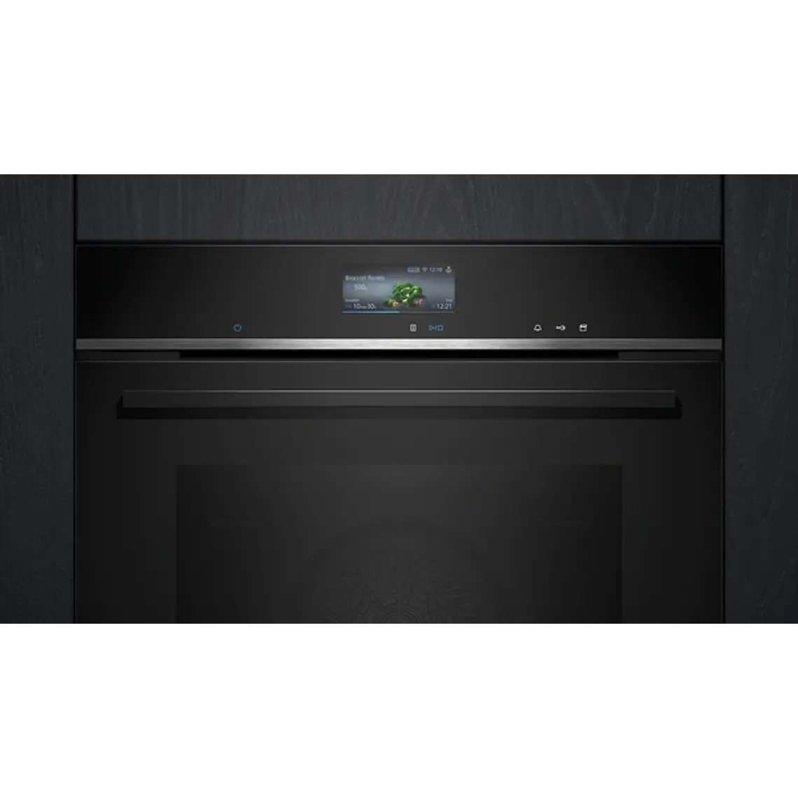 SIEMENS iQ700, Horno con vapor, 60 x 60 cm, Negro 5