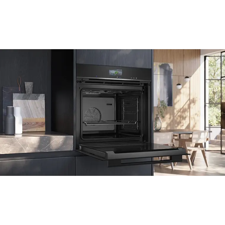 SIEMENS iQ700, Horno con vapor, 60 x 60 cm, Negro 3