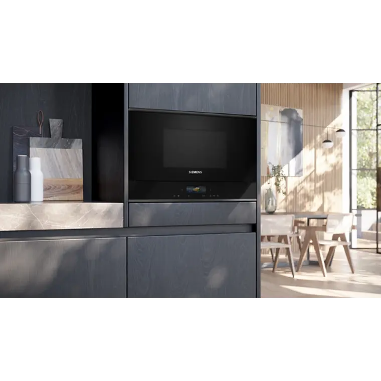 SIEMENS iQ700, Microondas integrable, Negro 3
