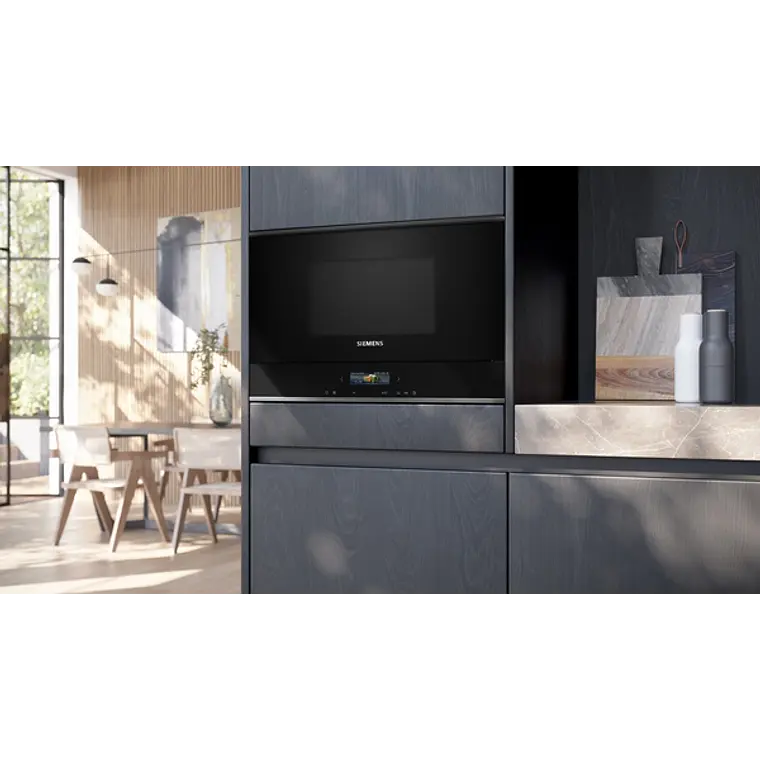 SIEMENS iQ700, Microondas integrable, Negro 2