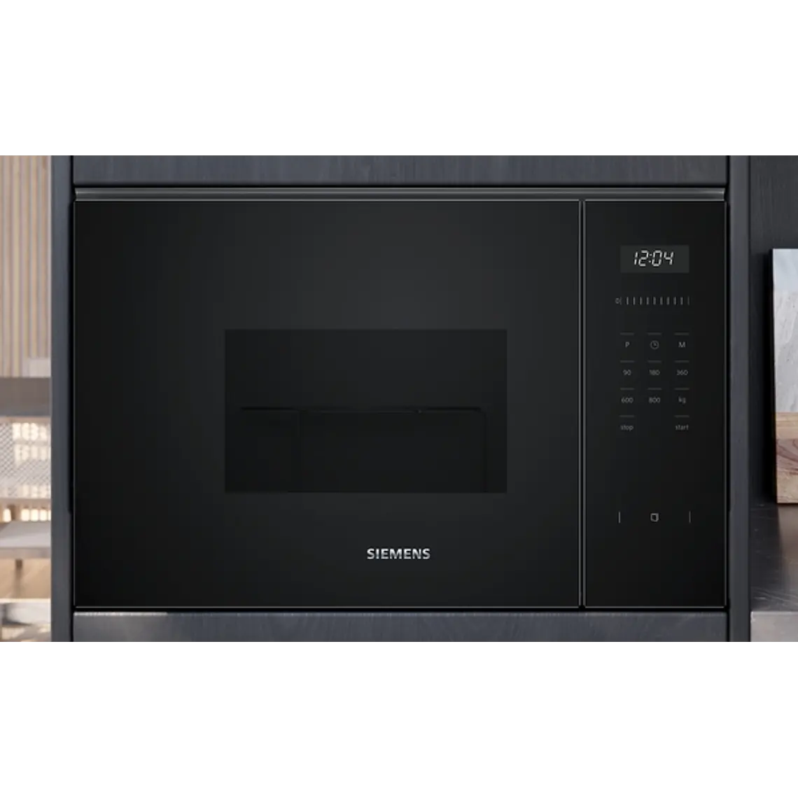 SIEMENS iQ500, Microondas integrable, Negro 3