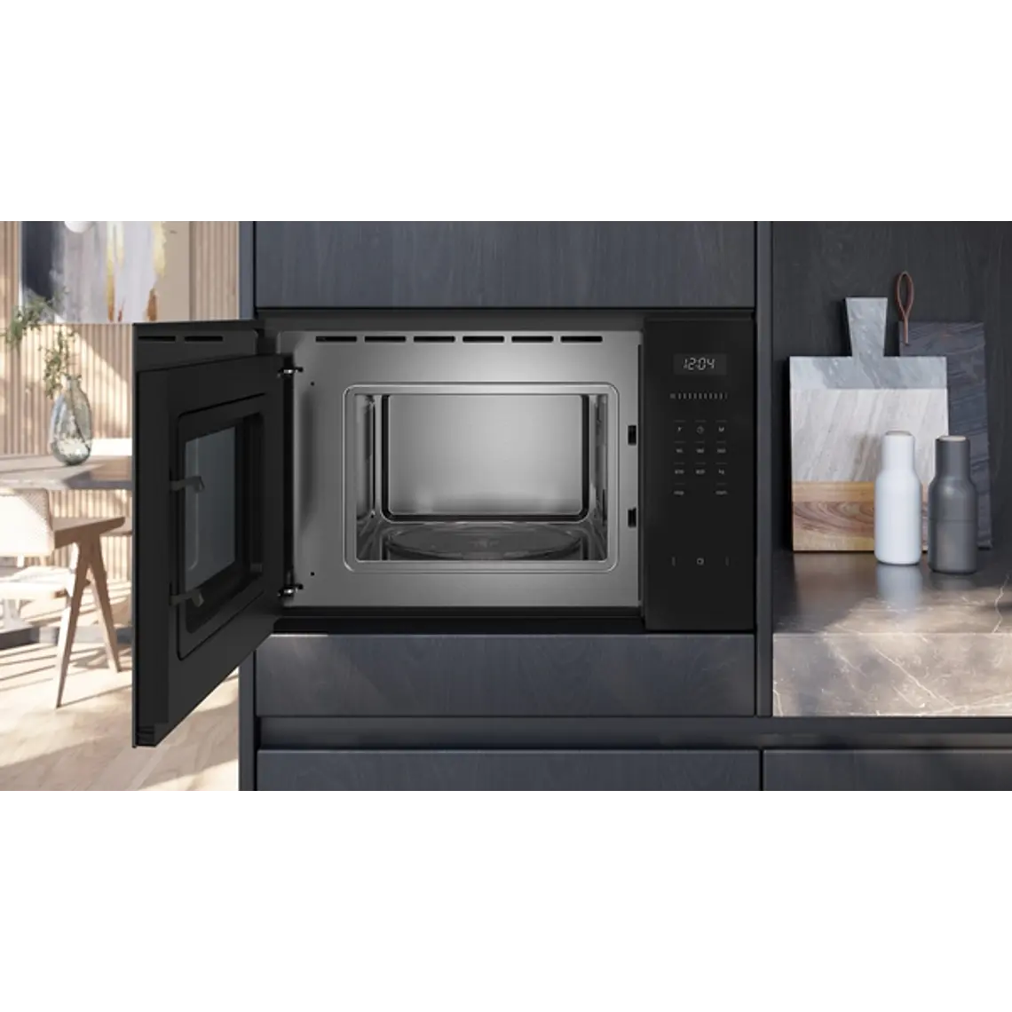 SIEMENS iQ500, Microondas integrable, Negro 4