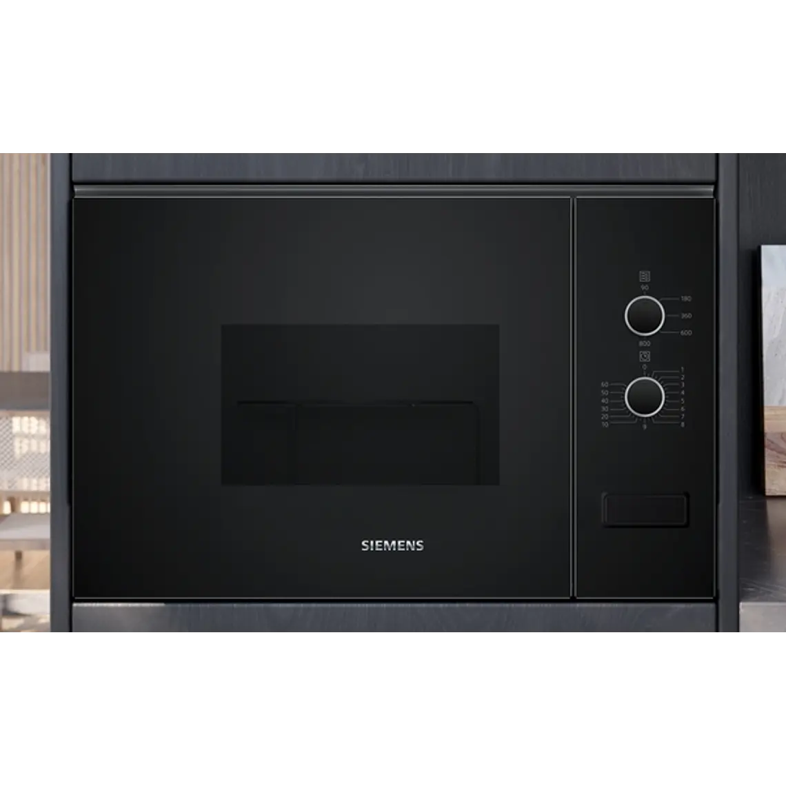 SIEMENS iQ300, Microondas integrable, Negro 3