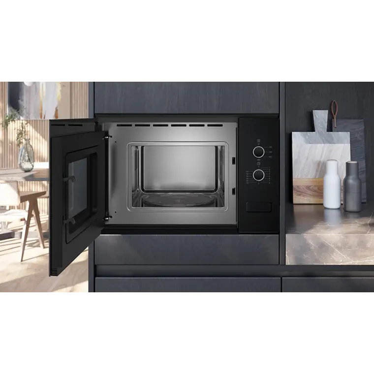 SIEMENS iQ300, Microondas integrable, Negro 4