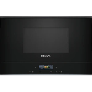 SIEMENS iQ700, Microondas integrable con grill, Negro