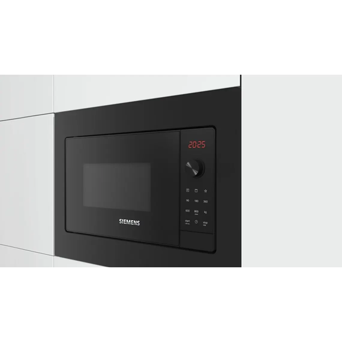 SIEMENS iQ300, Microondas integrable con grill, Negro 3