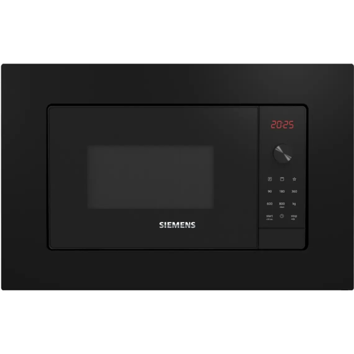 SIEMENS iQ300, Microondas integrable con grill, Negro 1