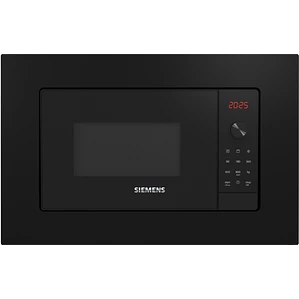 SIEMENS iQ300, Microondas integrable con grill, Negro