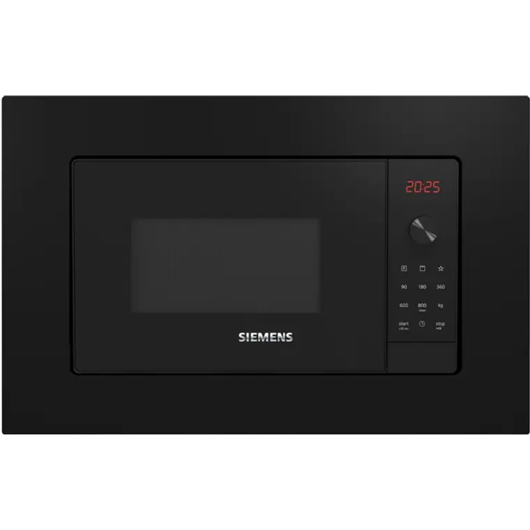 SIEMENS iQ300, Microondas integrable con grill, Negro 1
