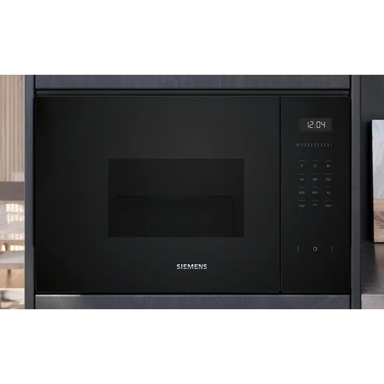 SIEMENS iQ700, Microondas integrable, 60 x 45 cm, Negro 2