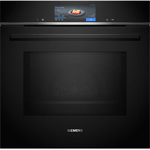 SIEMENS iQ700, Horno con microondas, 60 x 60 cm, Negro