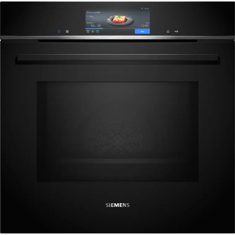 SIEMENS iQ700, Horno con microondas, 60 x 60 cm, Negro 1