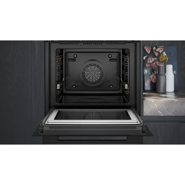 SIEMENS iQ700, Horno con microondas, 60 x 60 cm, Negro 5