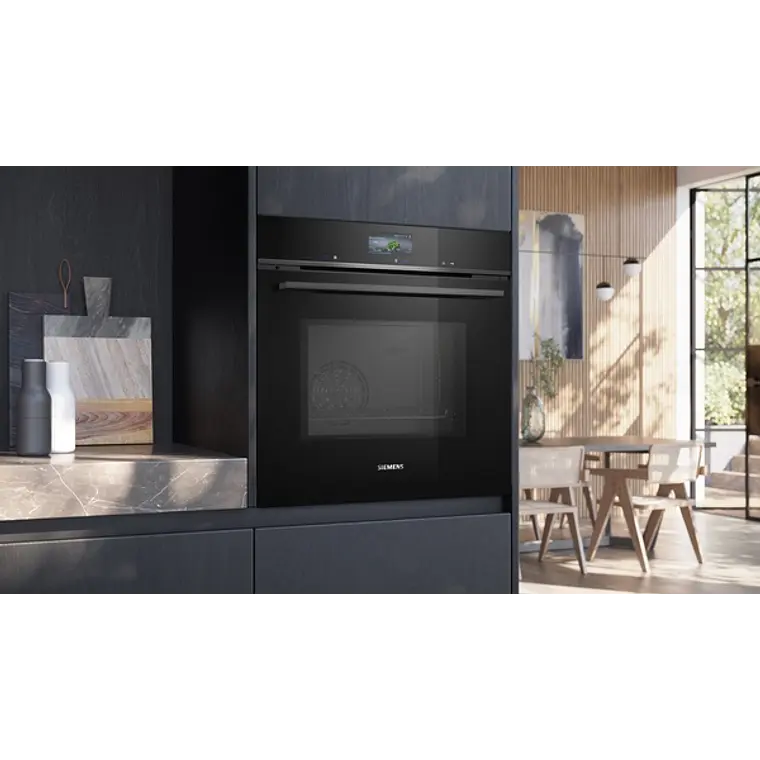 SIEMENS iQ700, Horno con microondas, 60 x 60 cm, Negro 3