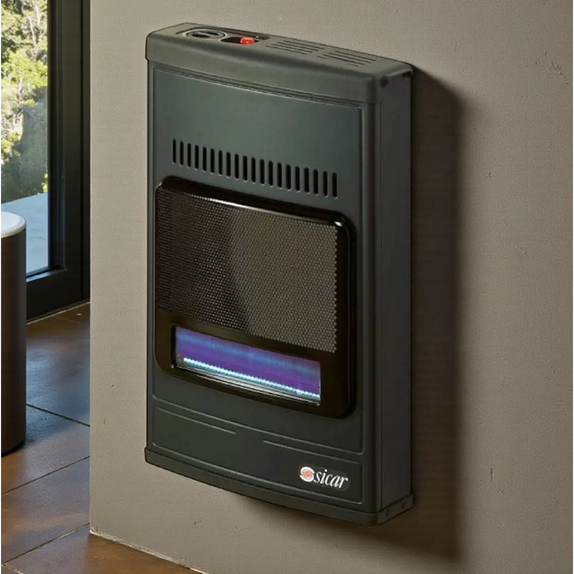 Calefactor Radiante Mural Gas Natural Sicar Eco40 4200W 2