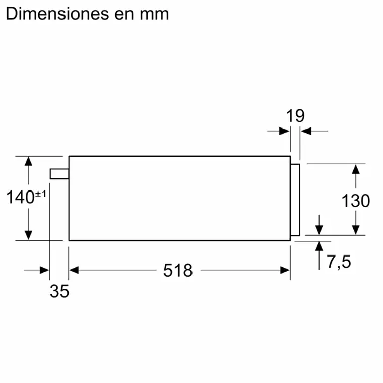 iQ700, Calienta Platos, 60 x 14 cm, Negro 9