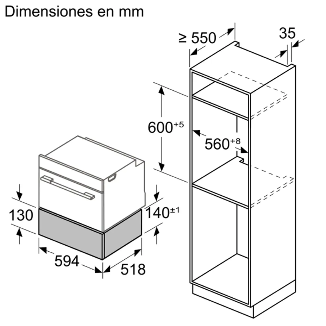 iQ700, Calienta Platos, 60 x 14 cm, Negro 10