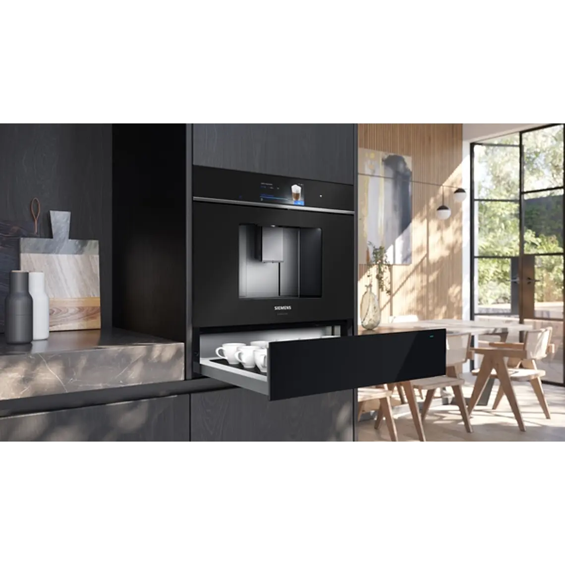 iQ700, Calienta Platos, 60 x 14 cm, Negro 3