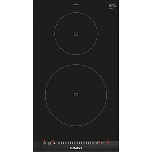 SIEMENS iQ700, Encimera inducción dominó, 30 cm, cristal negro
