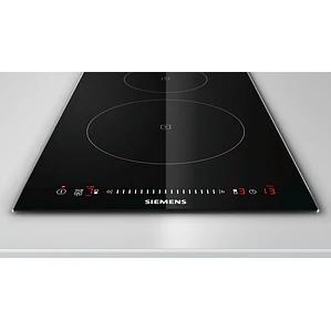 SIEMENS iQ700, Encimera inducción dominó, 30 cm, cristal negro