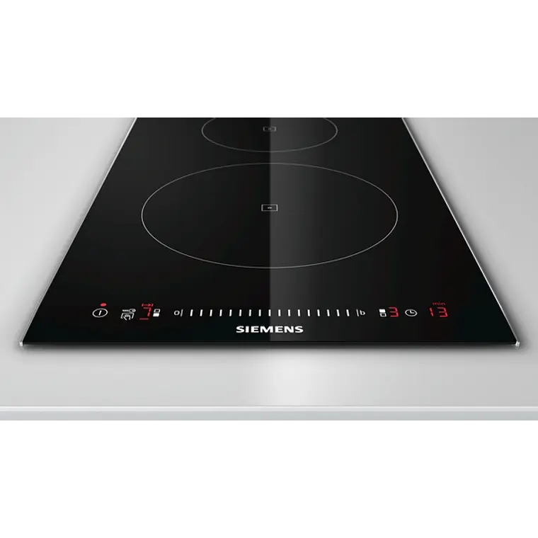 SIEMENS iQ700, Encimera inducción dominó, 30 cm, cristal negro 2