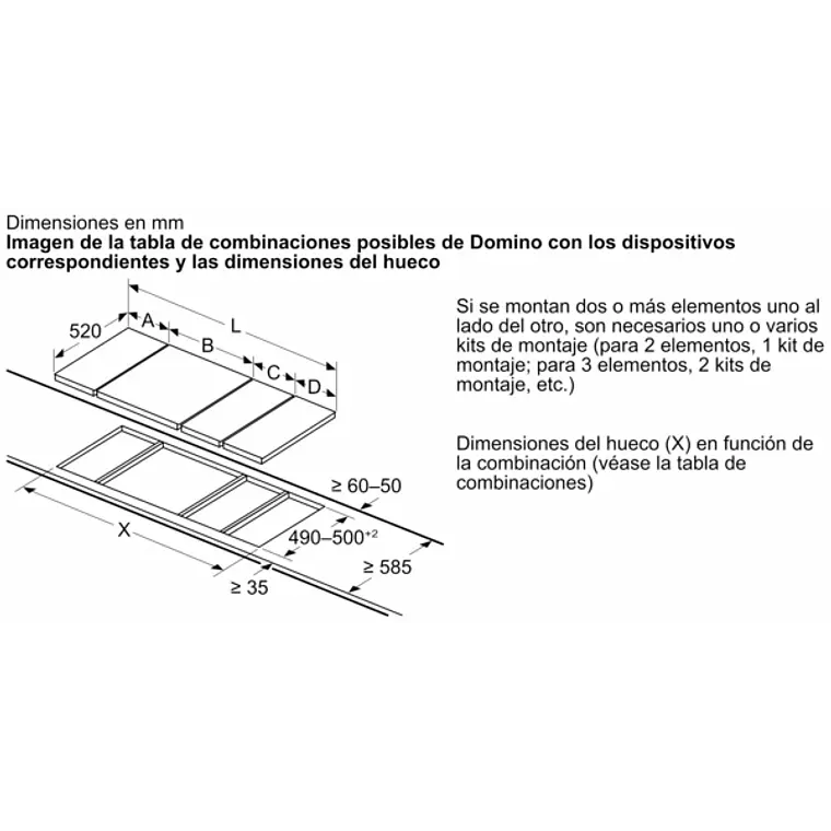 SIEMENS iQ700, Encimera inducción dominó, 30 cm, cristal negro 15