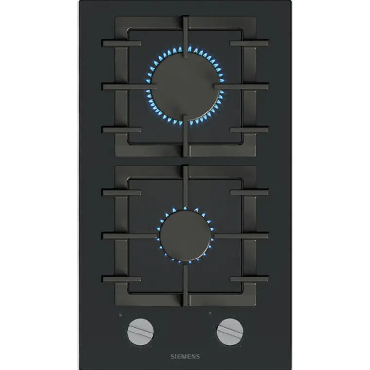 SIEMENS iQ700, Encimera dominó a gas, 30 cm, cristal negro 1