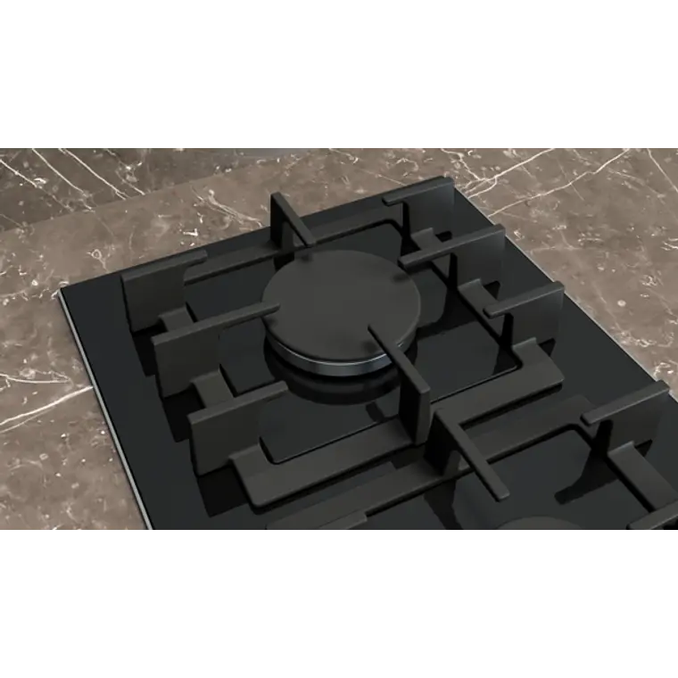 SIEMENS iQ700, Encimera dominó a gas, 30 cm, cristal negro 4