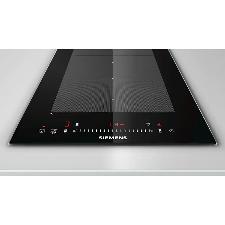 SIEMENS iQ700, Encimera dominó, inducción, 30 cm, con perfiles, Negro 4