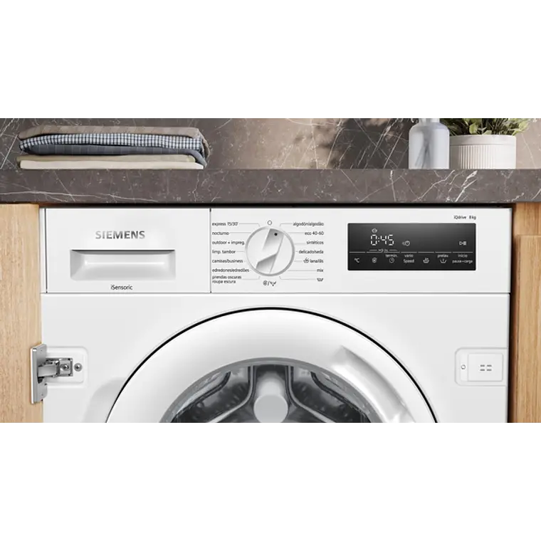 SIEMENS iQ700, Lavadora integrable, 8 kg, 1400 rpm 5