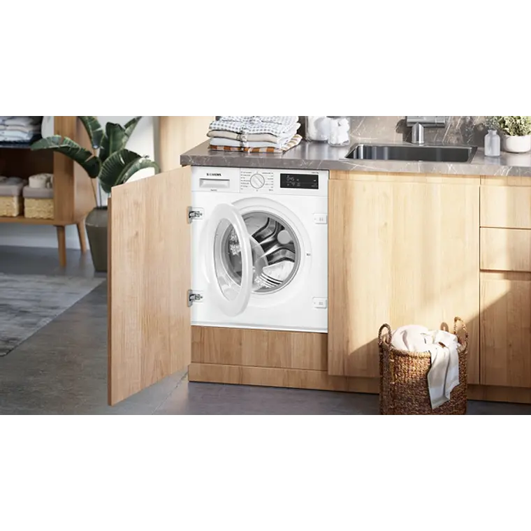 SIEMENS iQ500, Lavadora integrable, 8 kg, 1200 rpm 5