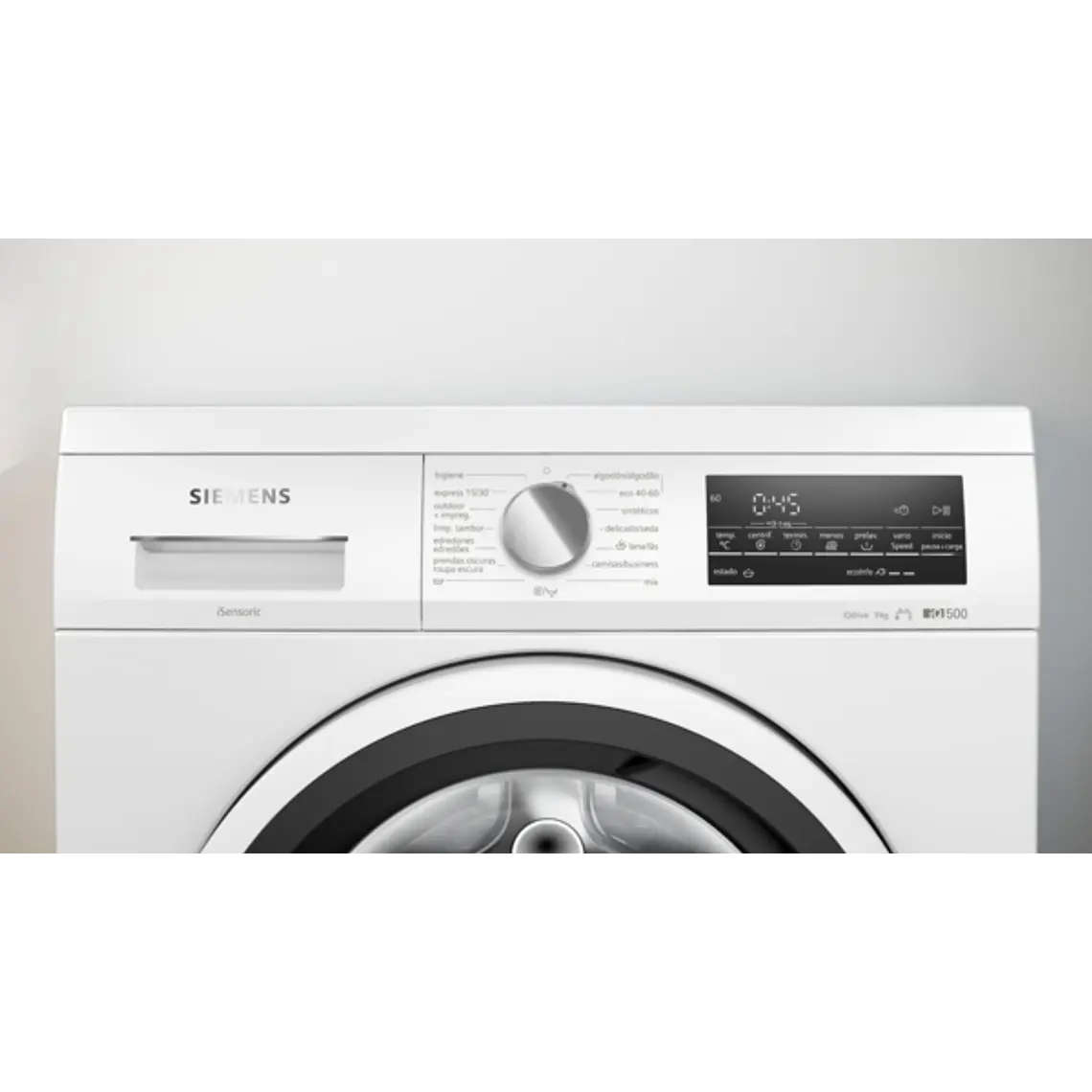 SIEMENS iQ500, Lavadora de carga frontal, 9 kg, 1400 rpm 3