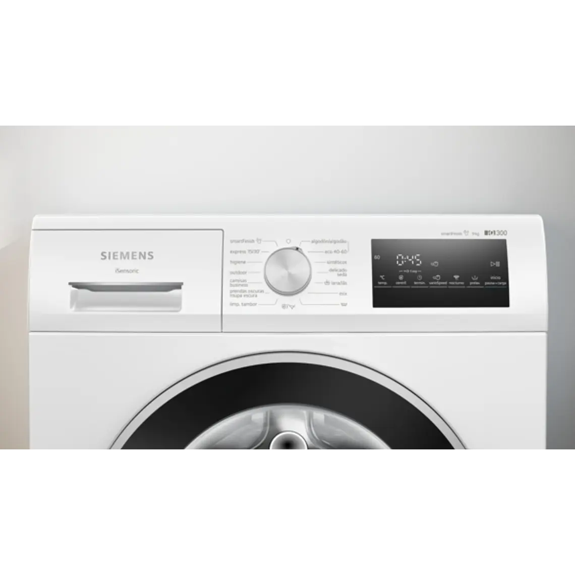 SIEMENS iQ300, Lavadora de carga frontal, 9 kg, 1400 rpm 3