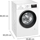 SIEMENS iQ300, Lavadora de carga frontal, 9 kg, 1400 rpm - Miniatura 8