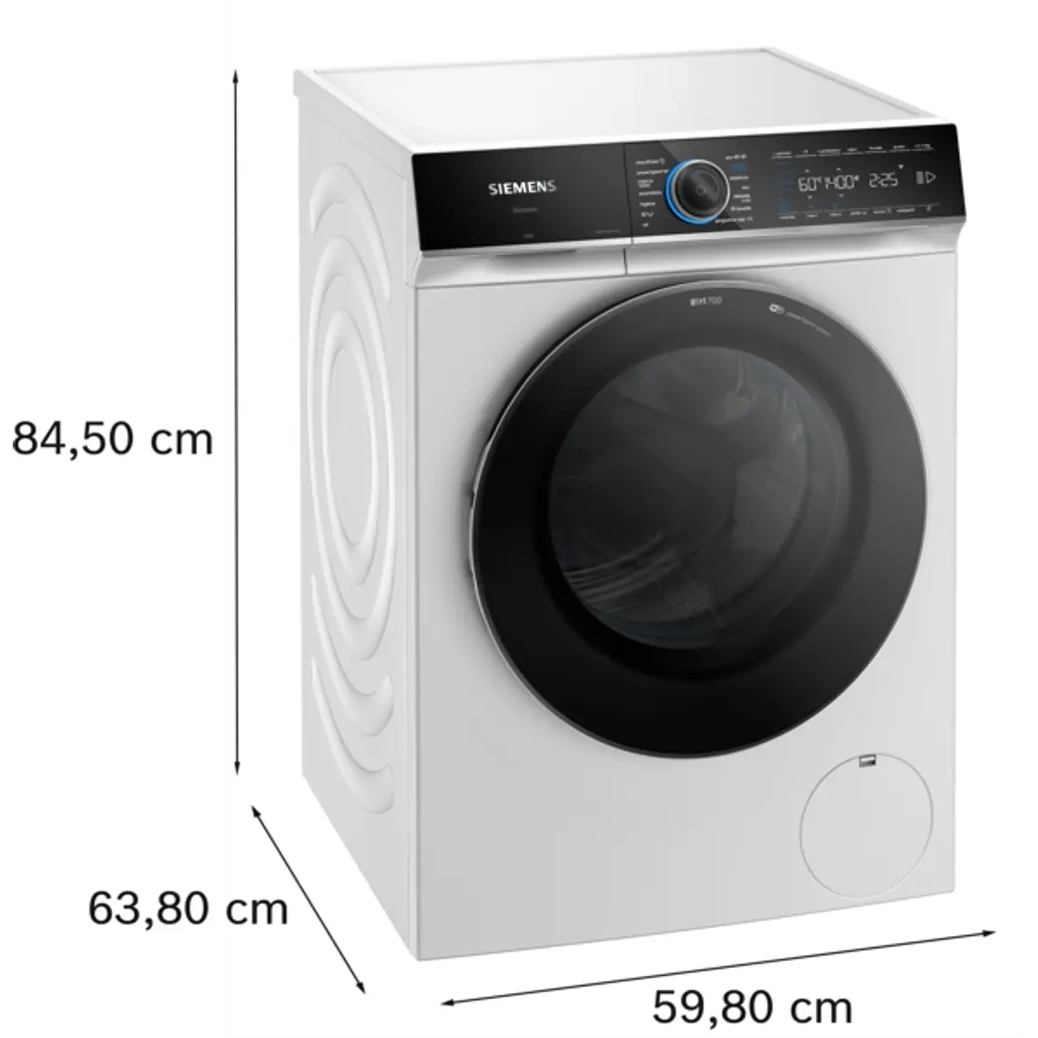 SIEMENS iQ700, Lavadora de carga frontal, 11 kg, 1600 rpm 13