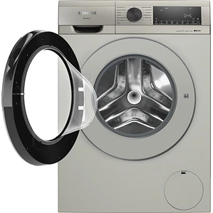 SIEMENS iQ500, Lavadora de carga frontal, 10 kg, 1600 rpm, Acero antihuellas